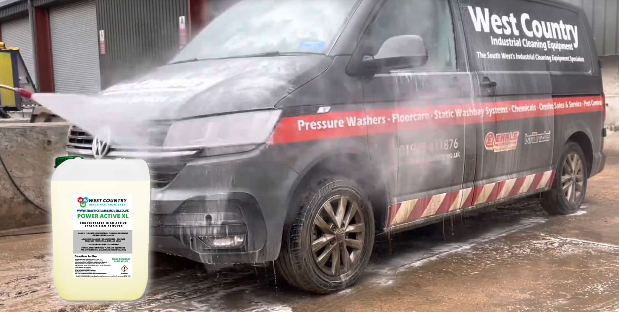 Traffic Film Remover | Testing Power Active XL on a dirty VW Transporter T6.1